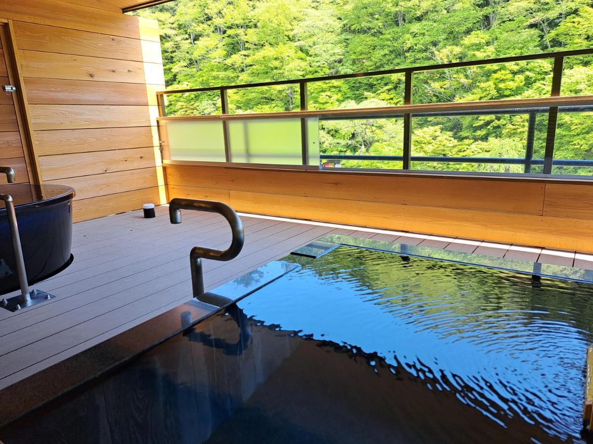 Shiobara Onsen Ryokan Kamiaizuya Nasushiobara Exteriör bild